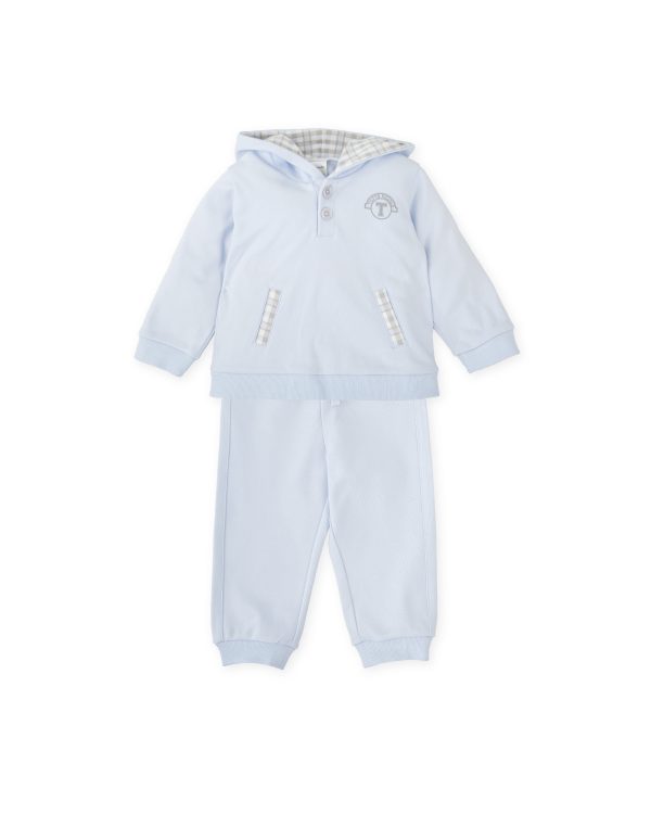 Tutto Piccolo 2714 Sky Blue Winter Hooded 2 Piece Set Preorder Due 31/08