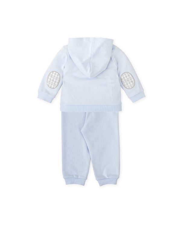 Tutto Piccolo 2714 Sky Blue Winter Hooded 2 Piece Set Preorder Due 31/08 - Image 4