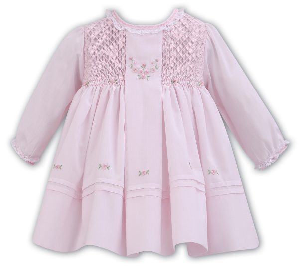 Sarah Louise c7002z Pink/Pink Winter Dress (Preorder Expected End of August)