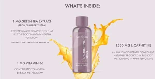 Nutriplus L-Carnitine Shot by Farmasi One Shot a Day Game-Changer