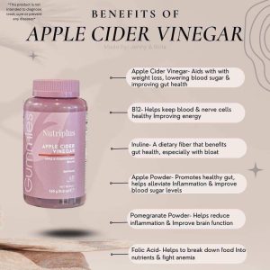 Nutriplus Apple Cider Gummies by Farmasi - Curb Cravings and Support Fat Loss