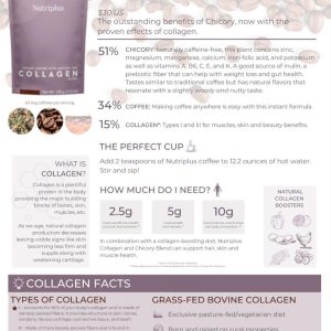 Nutriplus Instant Coffee Chicory & Collagen Blend by Farmasi