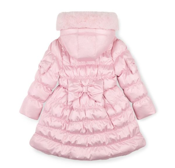 ADee W25205 Montana Padded Long Metallic Jacket Preorder - Image 4
