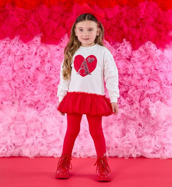 ADee W251504 Lucia Sweat Tulle Legging Set Preorder - Image 2