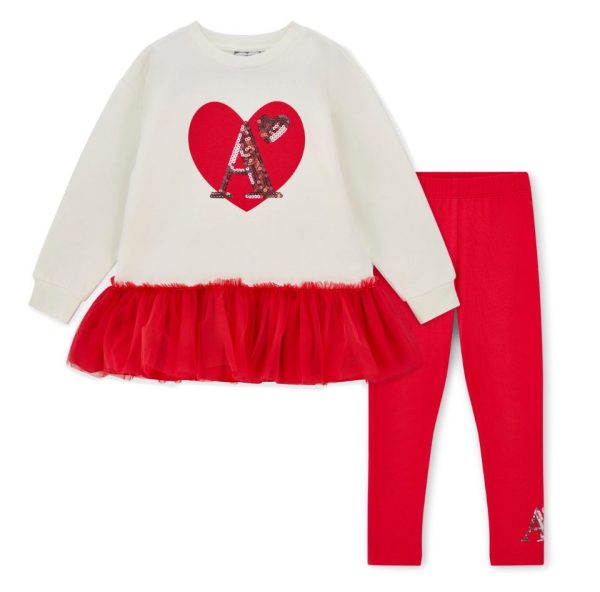 ADee W251504 Lucia Sweat Tulle Legging Set Preorder