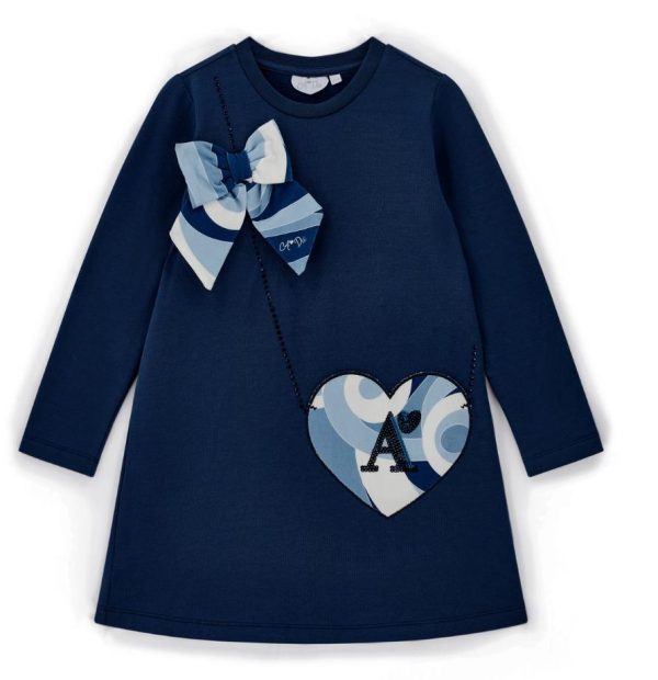 ADee W253714 Lotus Handbag Sweat Dress Preorder