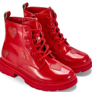 ADee W255103 Amore Vibrant Red Heart Boot Preorder