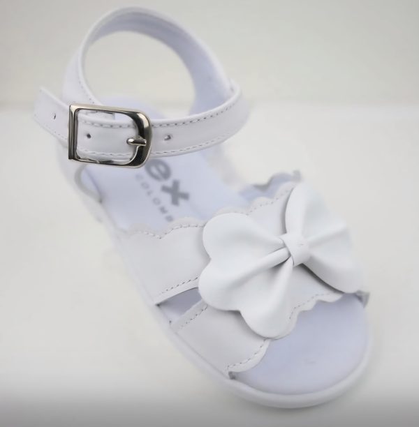 Pex Bobby White Leather Summer Sandal Sizes 18/2 - 22/5