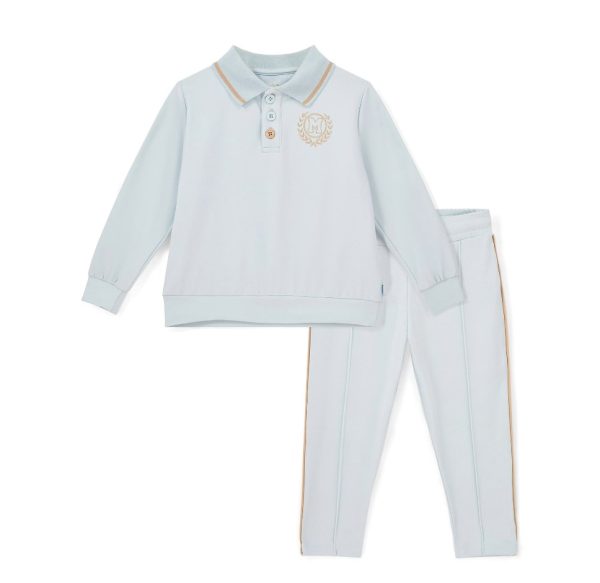 Mitch & Son MS25411 Jordan Sky Blue Winter Polo Set Preorder