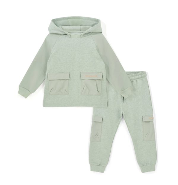 Mitch & Son MS25409 Joshua Nylon Jade Hooded Tracksuit Preorder