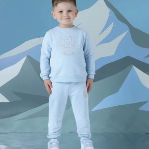 Mitch & Son MS25406 Jaxon Sky Blue Winter Polo Set Preorder