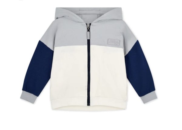 Mitch & Son MS25507 Kayden Grey Mist Drop Shoulder Zipper Tracksuit Preorder - Image 3