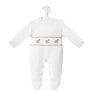 Dandelion A4977W Winter White Rocking Horse Knitted Winter All in One Preorder