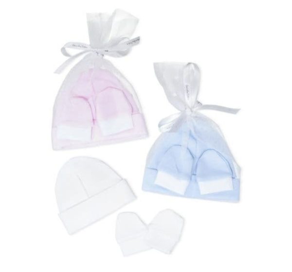 Dandelion DAN18 Pink, White or Blue Hat & Mitt Gift Set Preorder