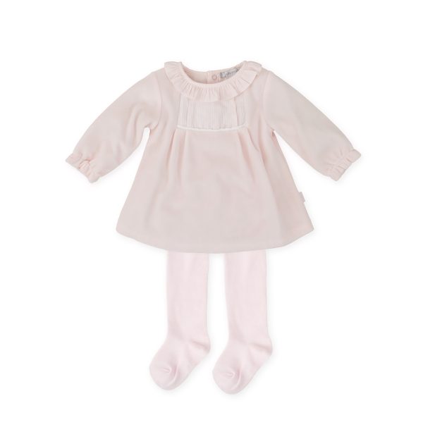 Tutto Piccolo 2285 Pink Winter Dress & Tights Preorder Due 31/08