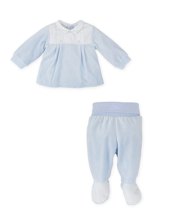 Tutto Piccolo 2777 Blue Winter 2 Piece with Feet Preorder Due 31/08 - Image 2