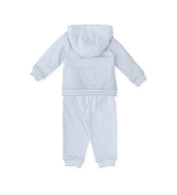 Tutto Piccolo 2717 Sky Blue Winter Hooded 2 Piece Set Preorder Due 31/08 - Image 4