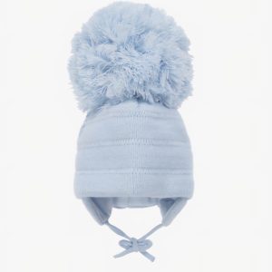 Satila Tuva Blue Winter Lined Large Pom Pom Hat Preorder Expected 31/08