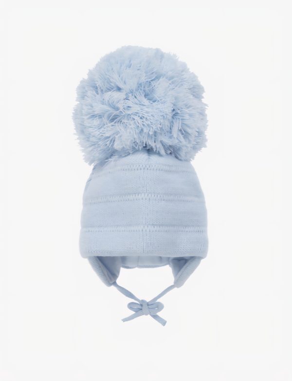 Satila Tuva Blue Winter Lined Large Pom Pom Hat Preorder Expected 31/08