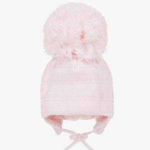 Satila Tuva Soft Pink Winter Lined Large Pom Pom Hat Preorder Expected 31/08