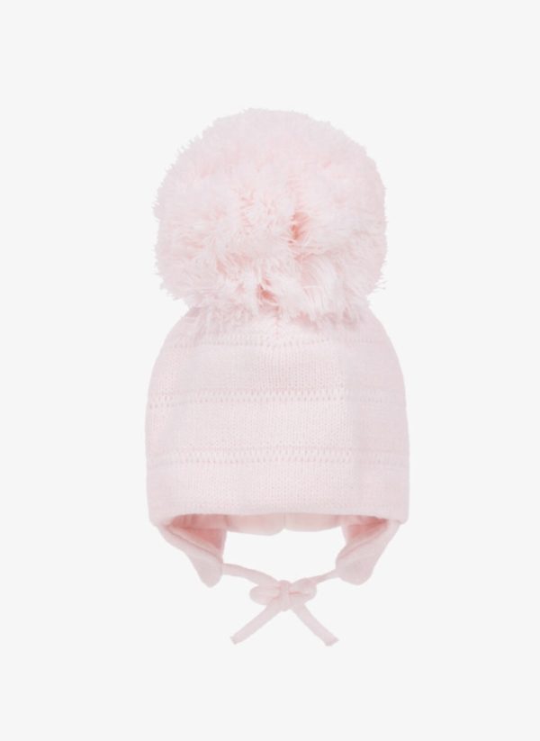 Satila Tuva Soft Pink Winter Lined Large Pom Pom Hat Preorder Expected 31/08
