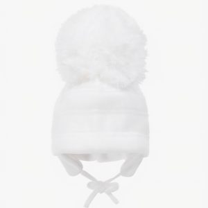 Satila Tuva White Winter Lined Large Pom Pom Hat Preorder Expected 31/08