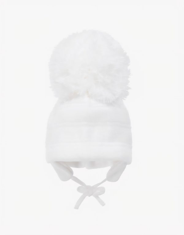 Satila Tuva White Winter Lined Large Pom Pom Hat Preorder Expected 31/08