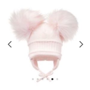 Satila Tindra Soft Pink Winter Double Pom Pom Hat Preorder Expected 31/08