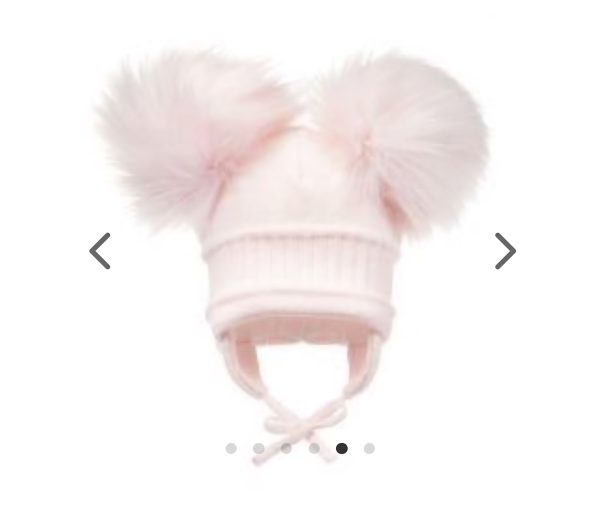 Satila Tindra Soft Pink Winter Double Pom Pom Hat Preorder Expected 31/08