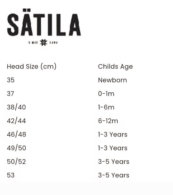 Satila Size Guide