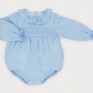 Sardon 643 Winter Blue or Pink Long Sleeved Romper Preorder 31/08