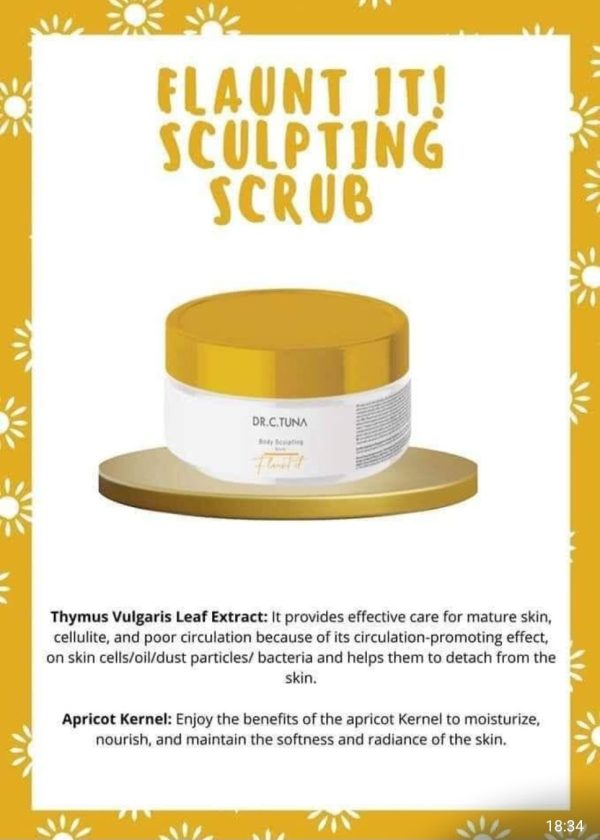 Dr C Tuna Flaunt It Anti Cellulite Gel and Scrub Package - Image 2