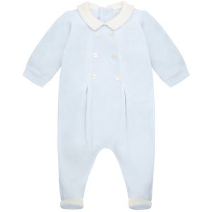 Emile et Rose 2618 Kasper Baby Blue Velour All in One Preorder 31/08