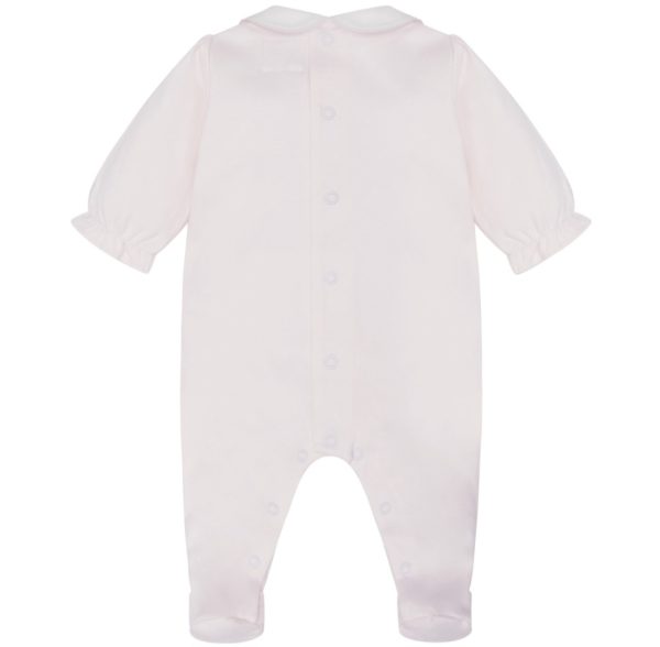 Emile et Rose 2624 Karen Baby Pink All in One with Flowers Preorder 31/08 - Image 3