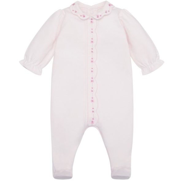 Emile et Rose 2626 Kelly Baby Pink All in One with Floral Designs Preorder 31/08