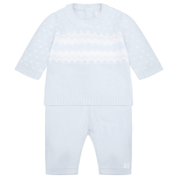 Emile et Rose 6514 Kirk Baby Blue 2 Piece Trouser Set Preorder 31/08