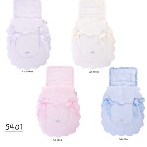 Rosy Fuentes 5401 Pram Cover in Pink, White or Blue Preorder